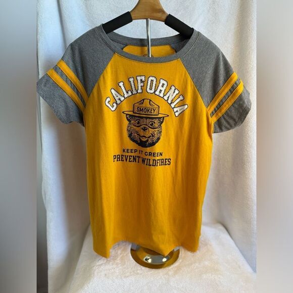 Smokey Bear Classic Fit Cotton Varsity Tee - Picture 2 of 4